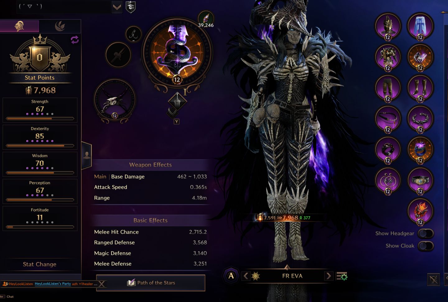 CONTA THRONE AND LIBERTY COM GS CORDY ( PASSIVA ), DAGGER TEVENT ( T2), MOROKAI