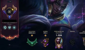 CONTA ESMERALDA 1 - TODAS SKINS DO EKKO 1MILHÃO DE MAESTRIA -ULTIMATES E MÍTICAS
