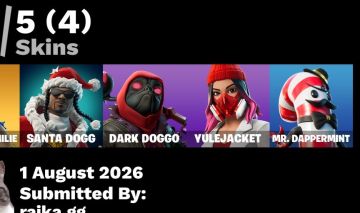 Conta Fortnite Papai Noel Dogg / Senhor Dappermint