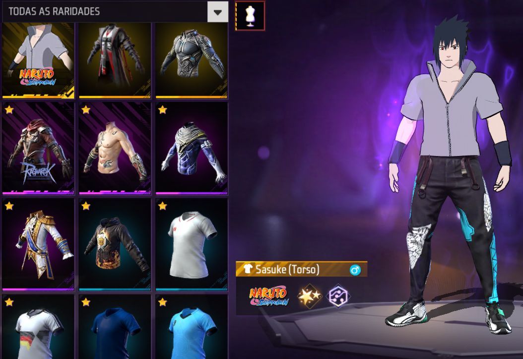 Conta free fire super gemada level 74 9700+ likes, ragnarok, punho, angelical