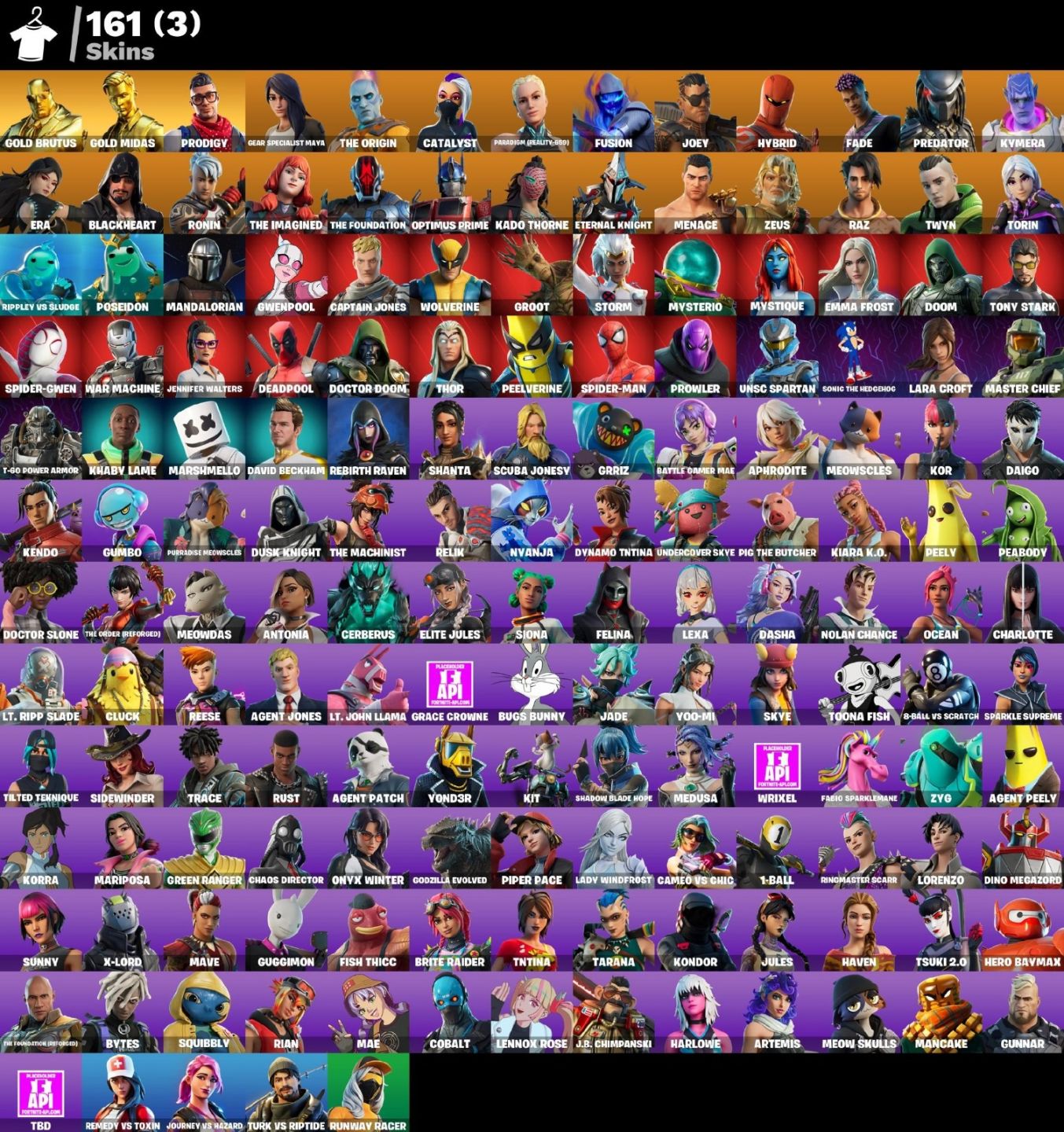 CONTA DE FORTNITE COM 161 SKINS | Spider-Gwen | PROMOÇÃO!