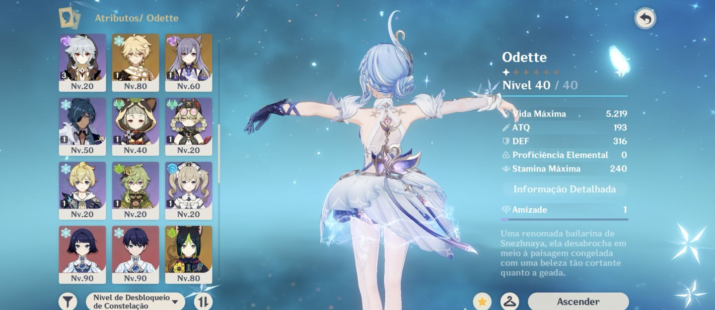 VESNA + TIME PREMIUM, ODETTE E VODYANITSA, CHIORI C3, ARLECCHINO C1 + BIS E +