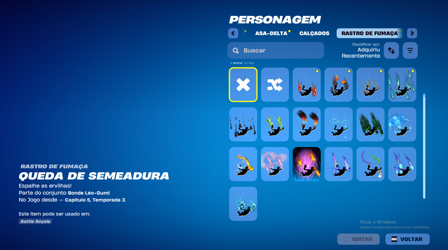 Conta fortnite varinha estelar(30+ skins)