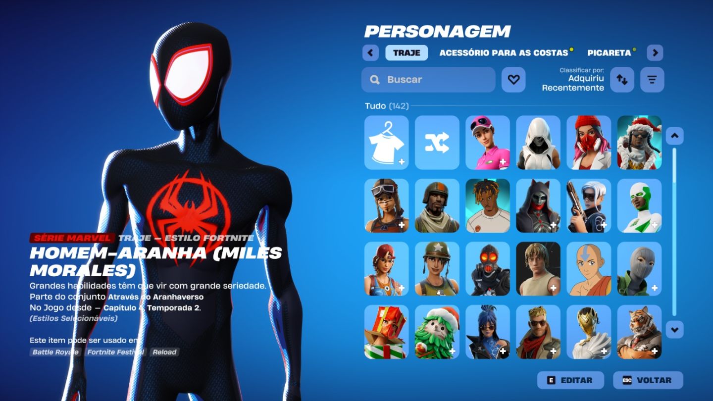 Conta de Fortnite com 140 Skins | Polarity | Promoção!