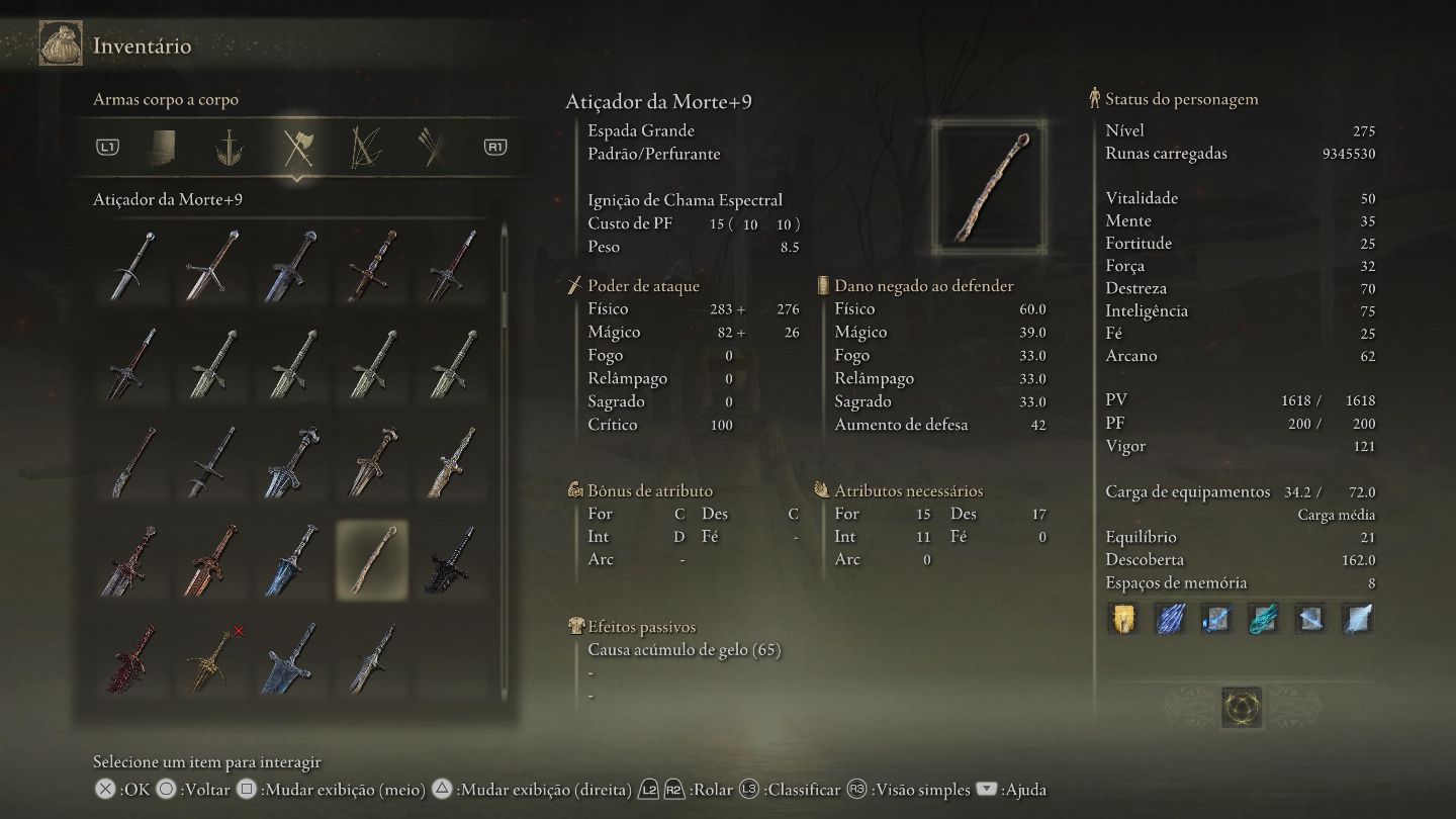 Elden Ring - Runas / Itens /Equipamentos + BRINDE - Ps4/Ps5
