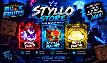 SKINS BLOX FRUITS MELHORES PREÇOS | ENTREGA RÁPIDA STYLLO STORE