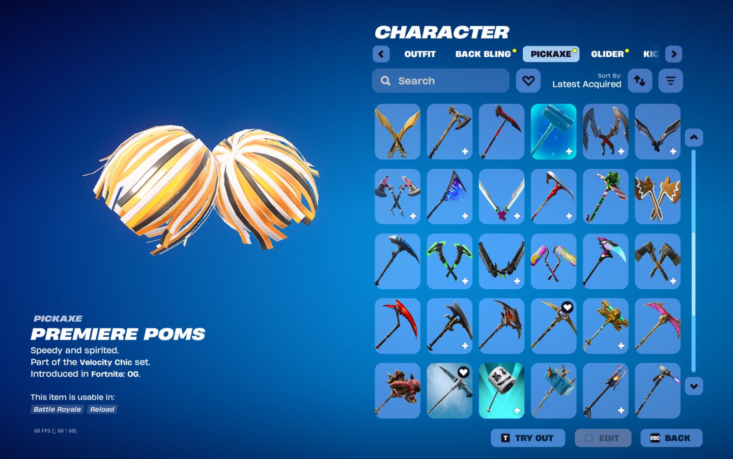 Conta fortnite 129 skins