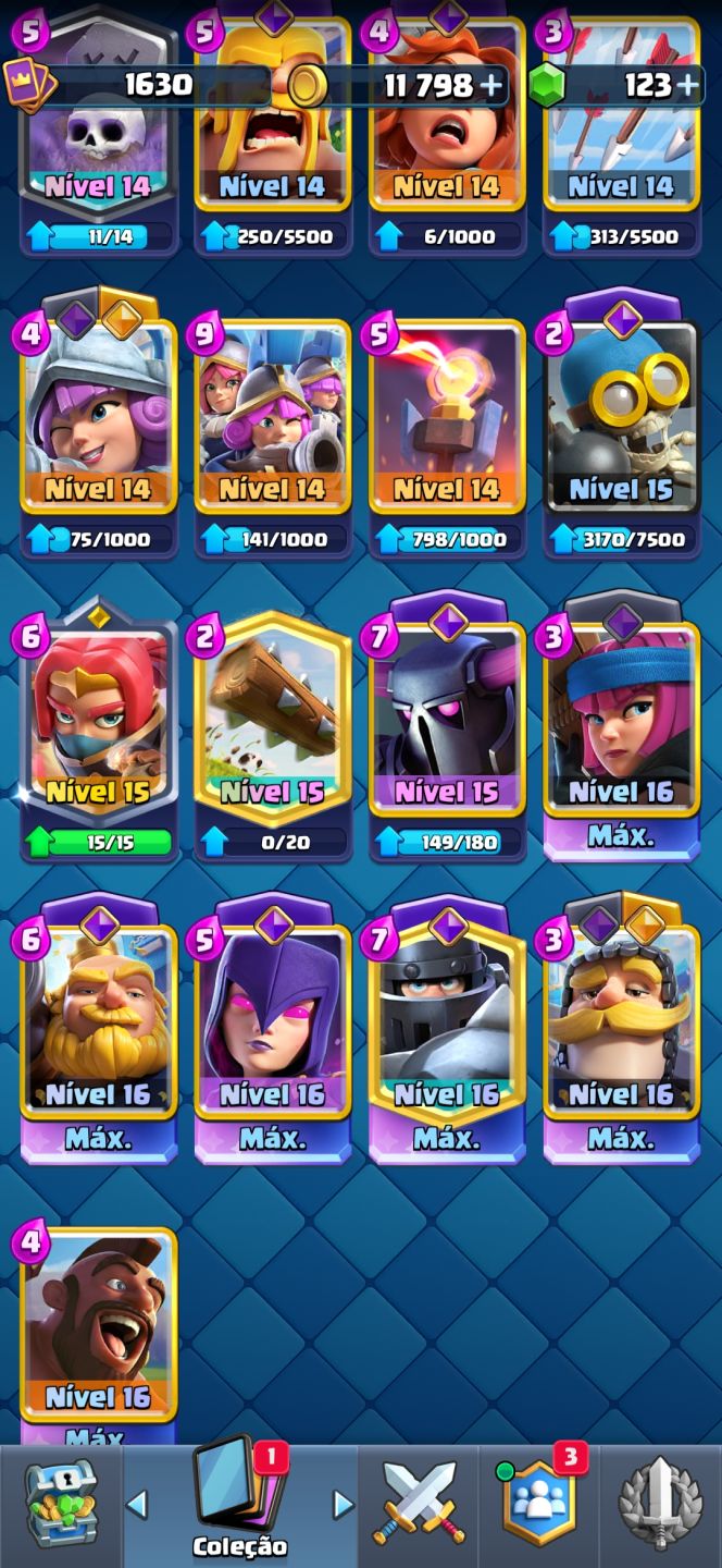 Conta de clash com 11k pra compra peça do meu PC