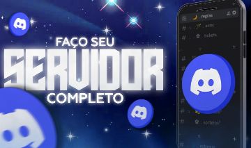 CRIAÇÃO DE SERVIDOR P/ DISCORD PERSONALIZADO [ MENOR PREÇO + ENTREGA RÁPIDA ]
