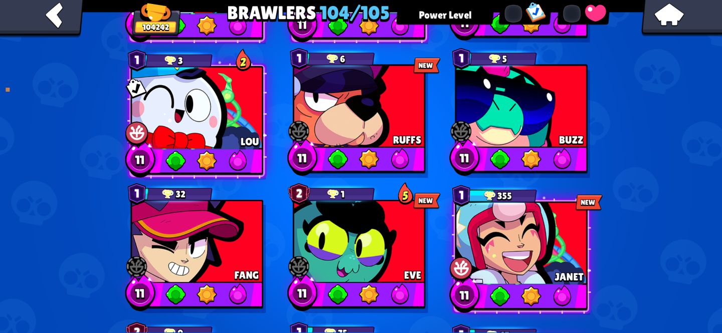 CONTA DE BRAWL STARS MUITO UPADA! (NEGOCIÁVEL)