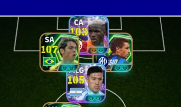 CONTA EFOOTBALL RARA! KAKA BUGADO + BAGGIO PRIME + CAFU + OSHIMEN E+++!