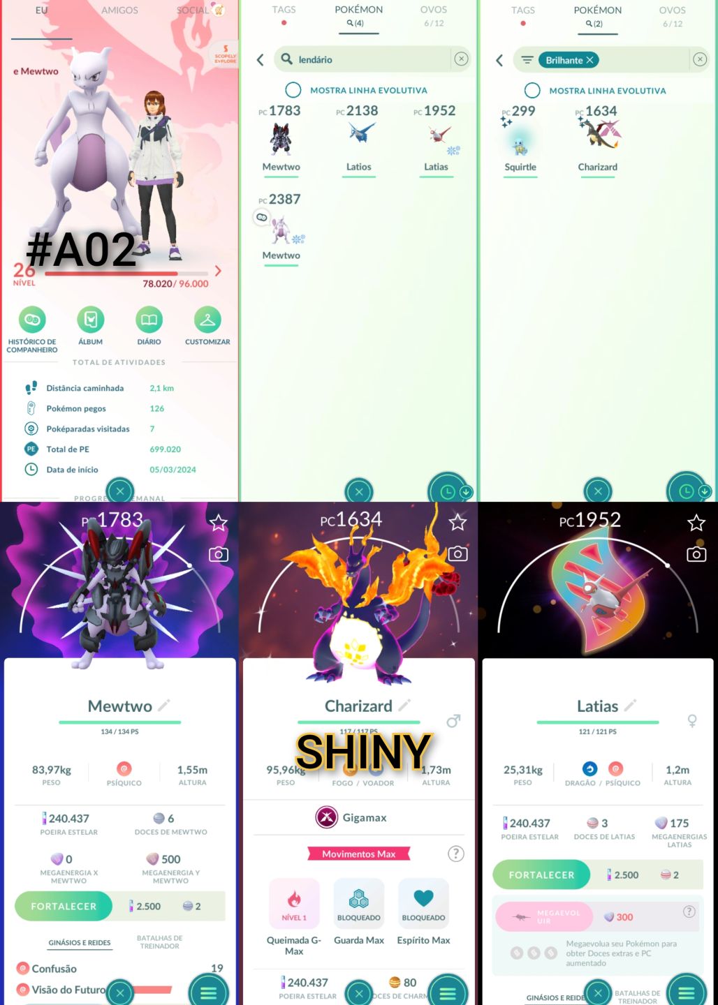 DIVERSAS CONTAS DE POKÉMON GO - Promoção!! do Nível 20 ao 40!!