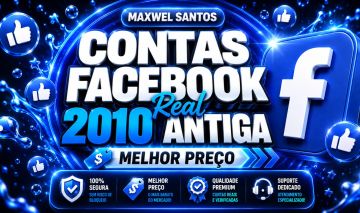 Conta Facebook 2010 - MELHOR PREÇO