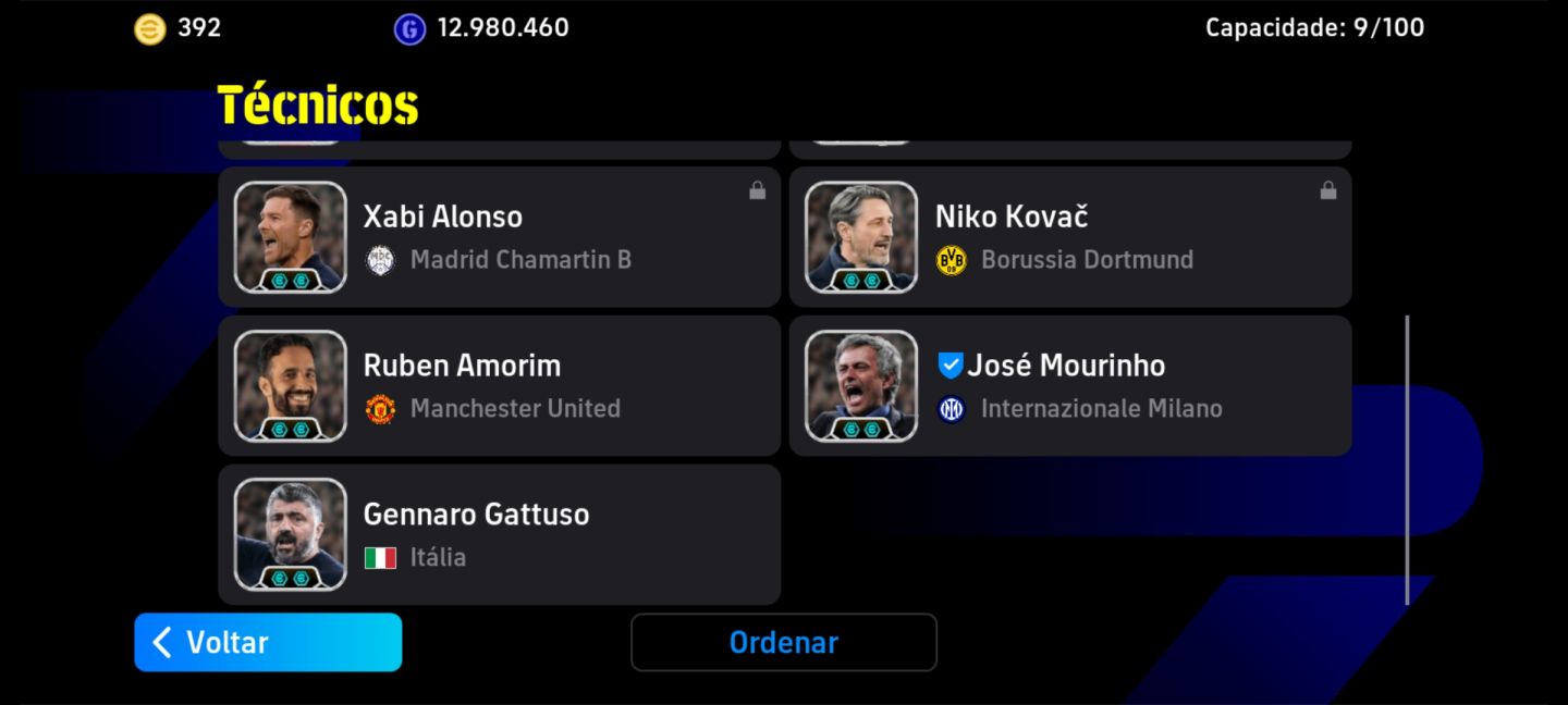Conta Efootball - chega até 3240 de over