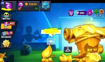 Conta de brawl stars com skin do trunk Gold, e coisas raras ! olhe a descrição!!