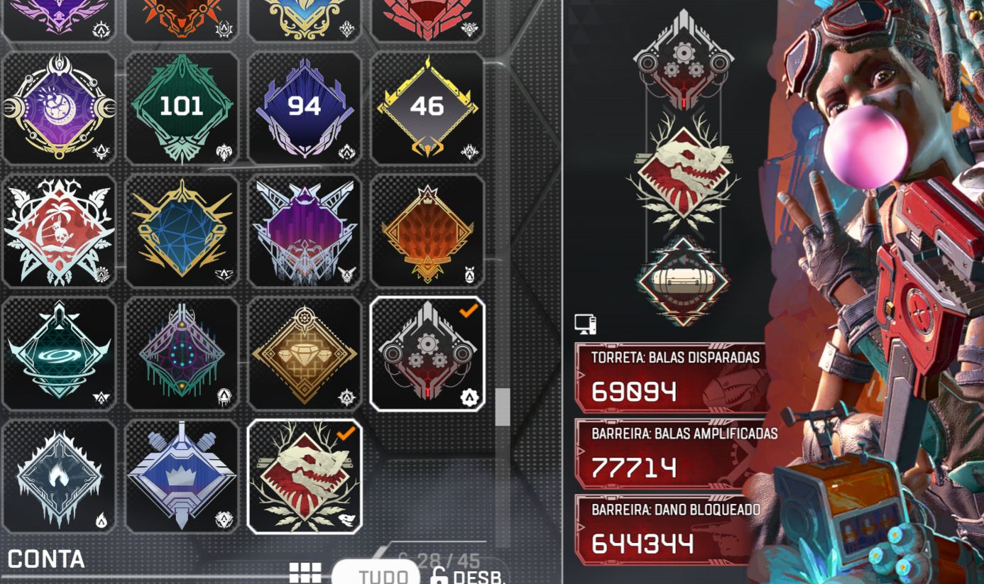 Conta desde S1 ate algumas atuais + 3 heranças e mais de 300 skins lvl 300+ 3/4