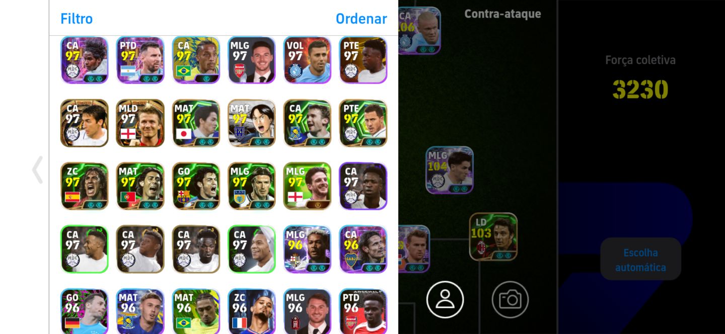 Conta Efootball boa pra jogar com varios jogadores +3200