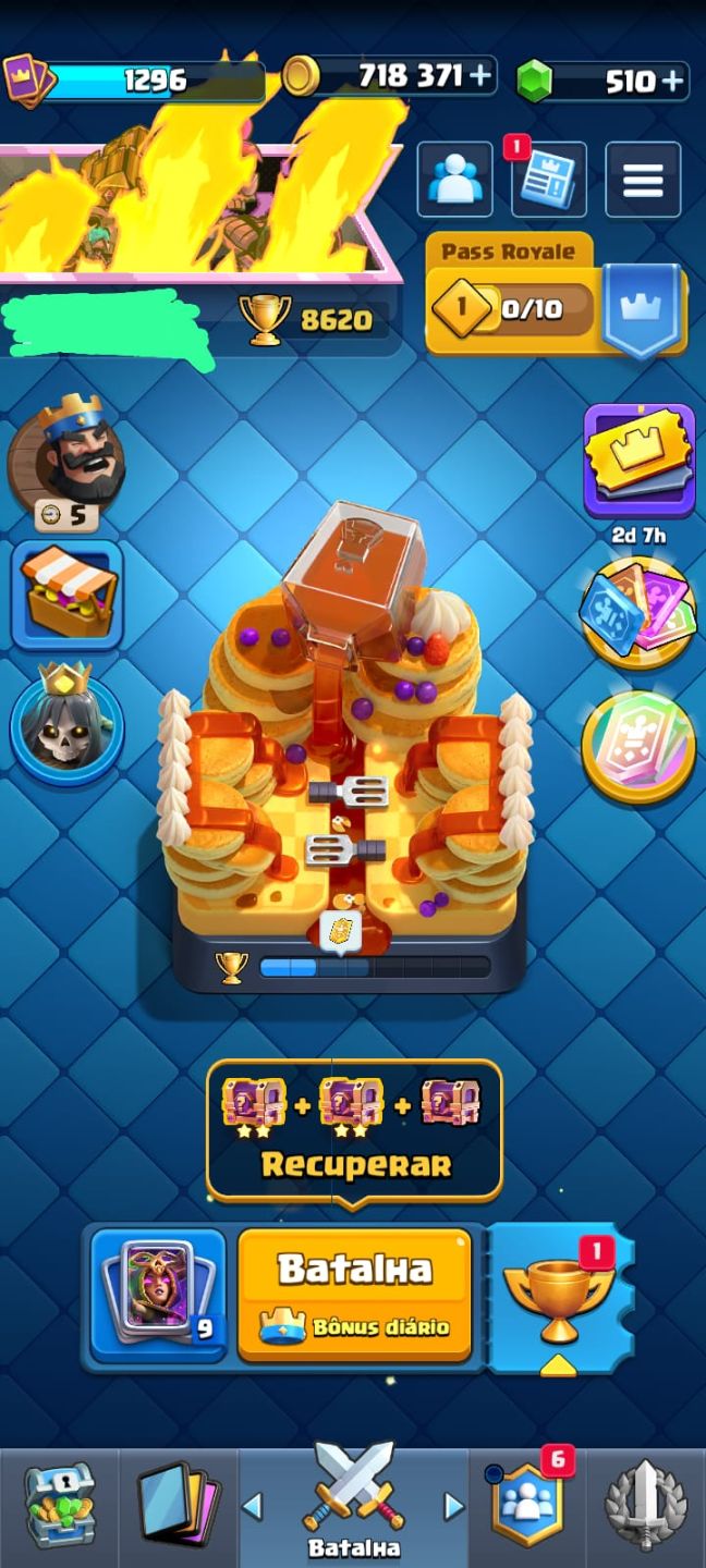 Conta de Clash Royale com 8600 troféus