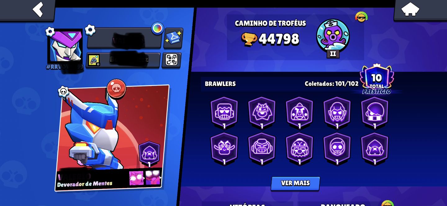Conta Brawl Stars 44k Casual