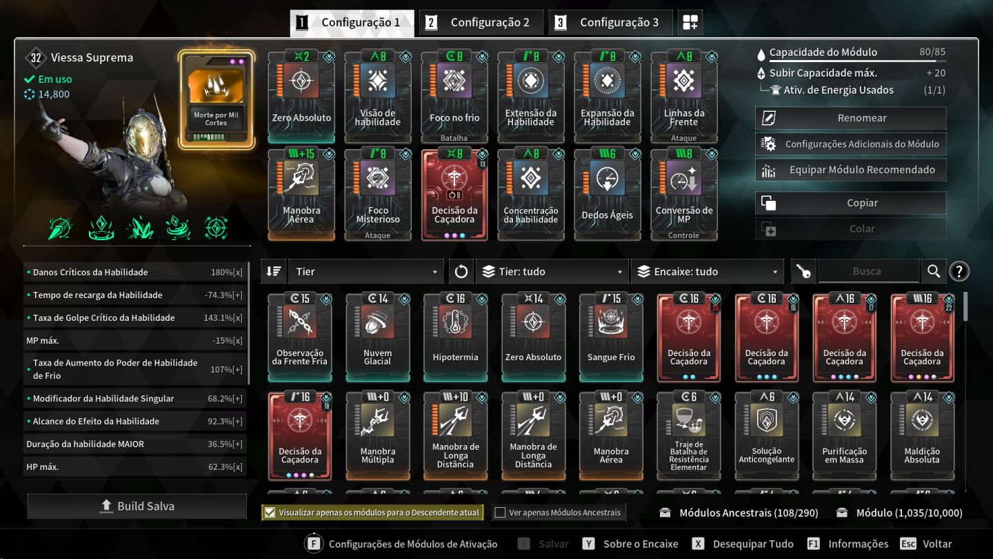 CONTA ENDGAME THE FIRST DESCENDANT | RANK 28 - 13 DESCENDANT FULL BUILD