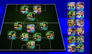Conta eFootball com Elenco Forte | Excelente para Competitivo