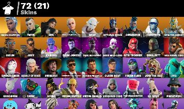 CONTA FORTNITE 72 skins | Recon Champion | Twyn | Era | Paradigm | VB NEGATIVOS