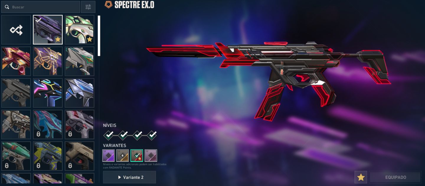 CONTA DE VALORANT COM MUITAS SKINS INCLUINDO CHAMPIONS 2024 E 2026