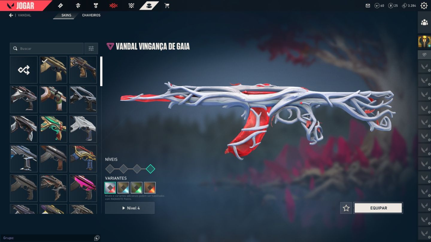 CONTA VALORANT COM SKINS RARAS + PHANTOM CHAMPIONS 2026