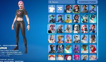 CONTA FORTNITE 62 SKINS +63 PICARETAS