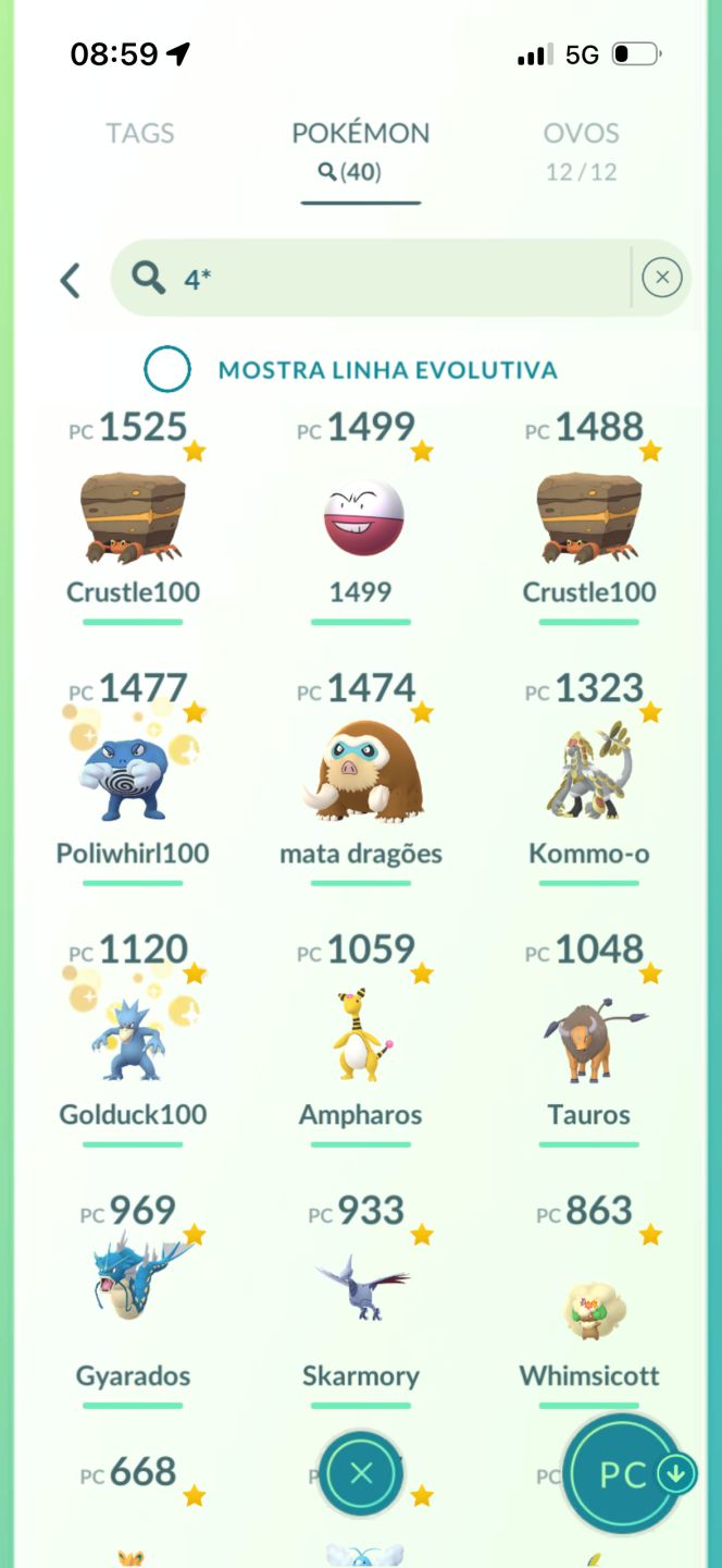 CONTA POKÉMON GO NÍVEL 53 40 HUNDOS, 3 SHUNDOS E MUITOS LENDÁRIOS SHINY!