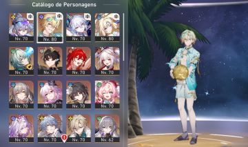 Conta honkai star rail, 24 personagens t5