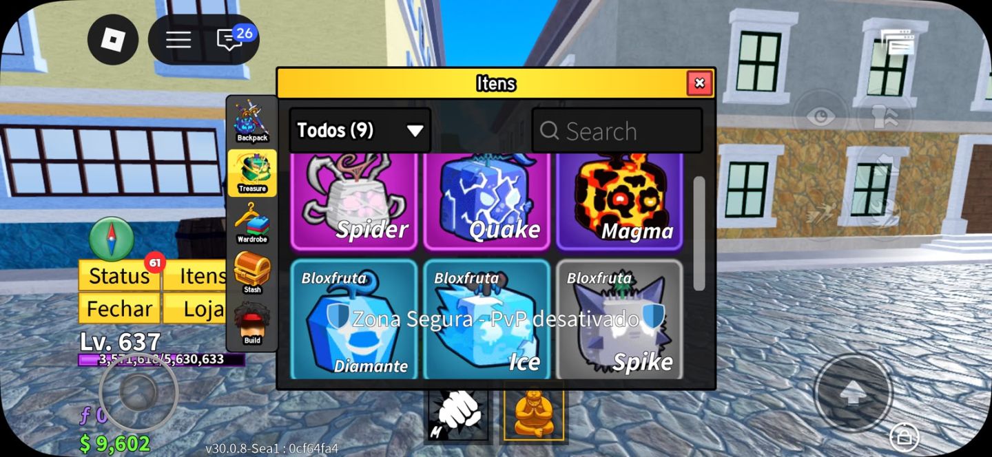 CONTA BLOX FRUITS | BUDDHA EQUIPADA E LVL 640