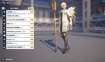 Conta rara de OVERWATCH com skins lendárias, exclusivas e armas douradas!
