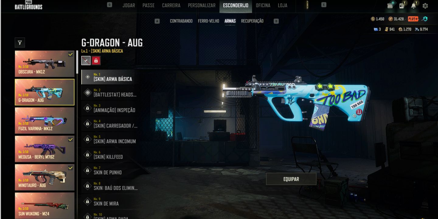 CONTA DE PUBG COM 10 PROGRESSIVAS - SEM VAC