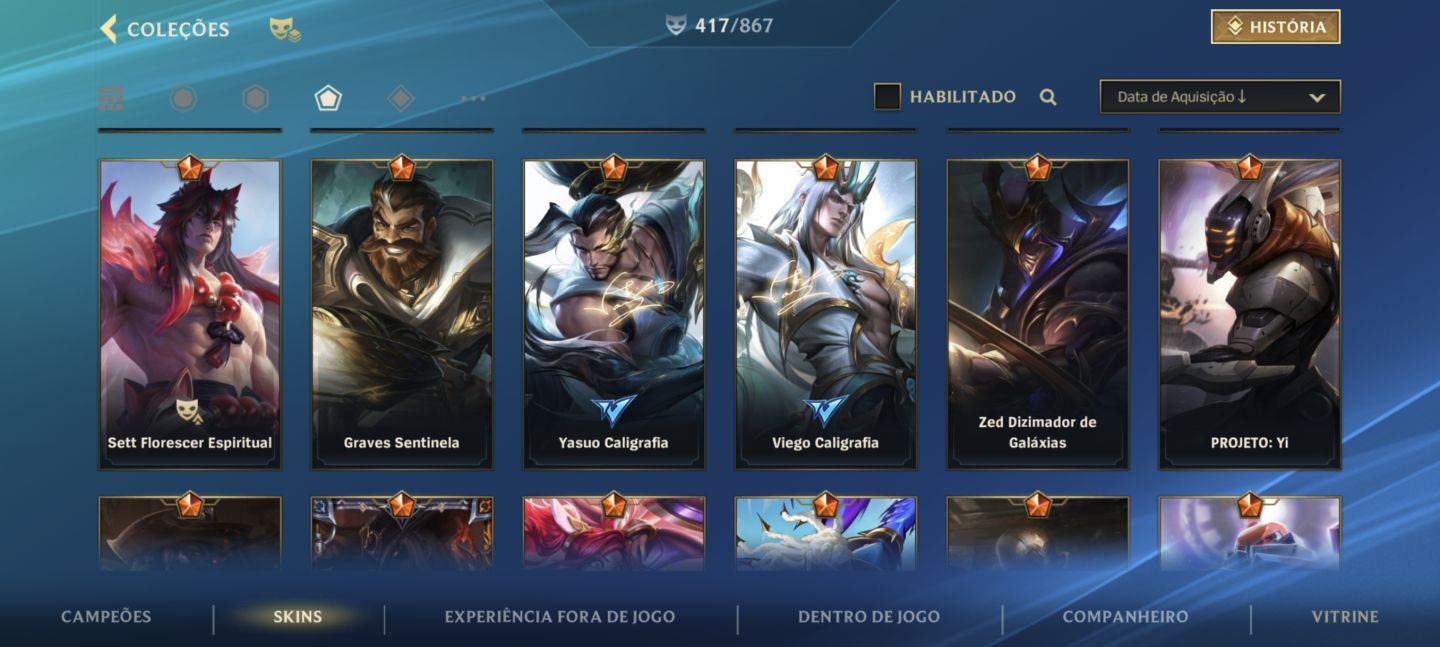 CONTA WILD RIFT | 5x DESAFIANTE 3x MONARCA +79K DE COLECIONADOR ( Main Vayne)