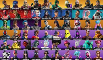 TRAVIS SCOTT/ KRATOS GOLD/ ASTRO JACK/ MARCUS FENIX/ EMOTE SW2 + 150 JOGOS EPIC