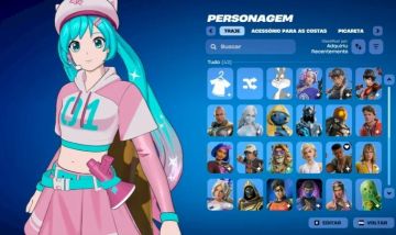 Conta Fortnite 41 Skins, Miku, Haruka, Sub-Zero