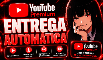 Youtube premium +music 30dias +BRINDE