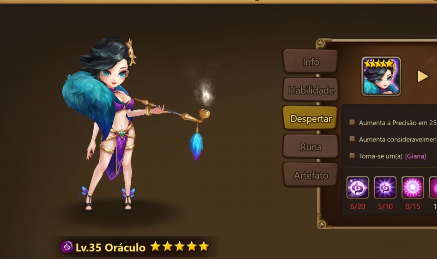 GIANA LD5 + 300+ SUMMONS + 2 NAT5 + CONTA COM EVENTO