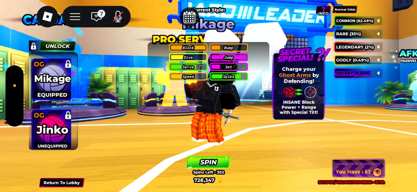 CONTA VOLLEYBALL 4.0 / VOLLEYBALL UNBOUND NIVEL 402 + LEGEND + ITENS GODLY