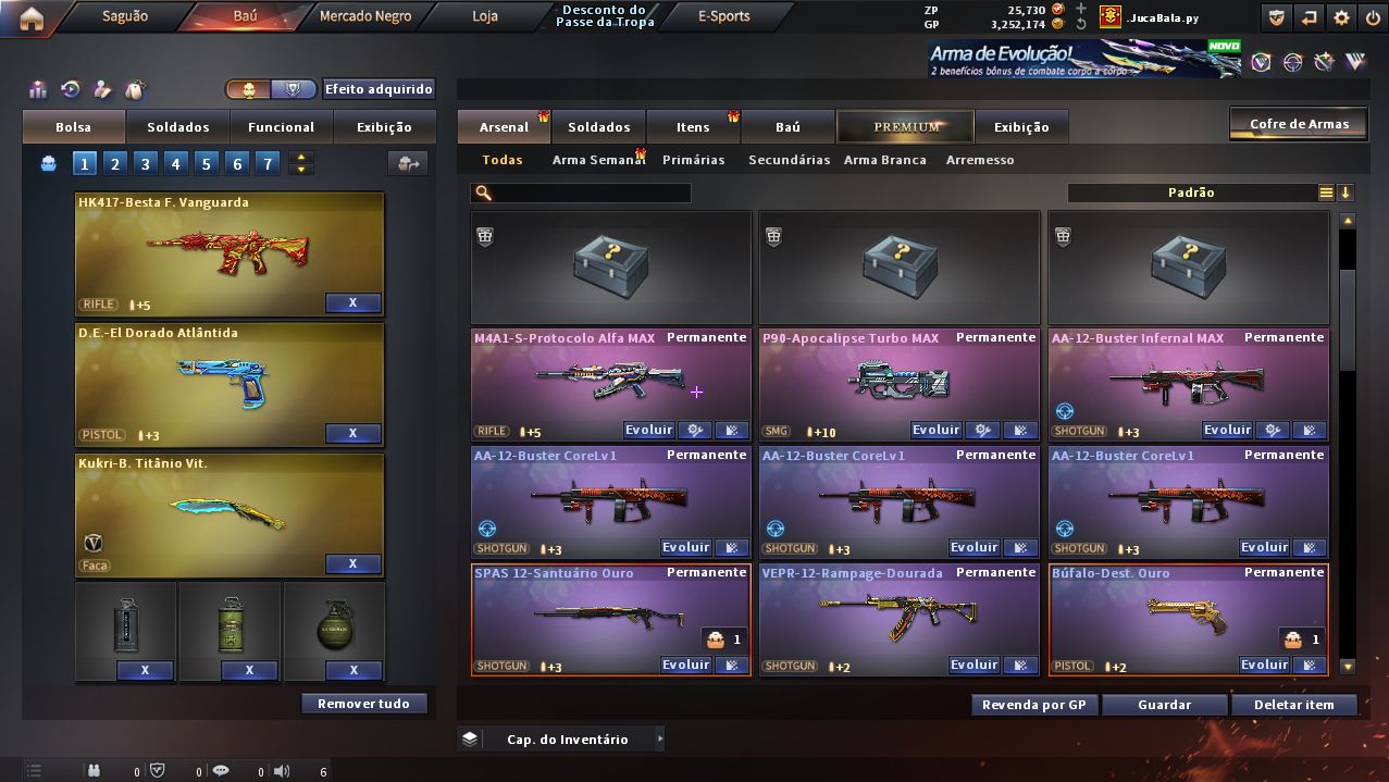 Conta Crossfire marechal vermelho, 7vip buff9 mz, unico dono email/rank on