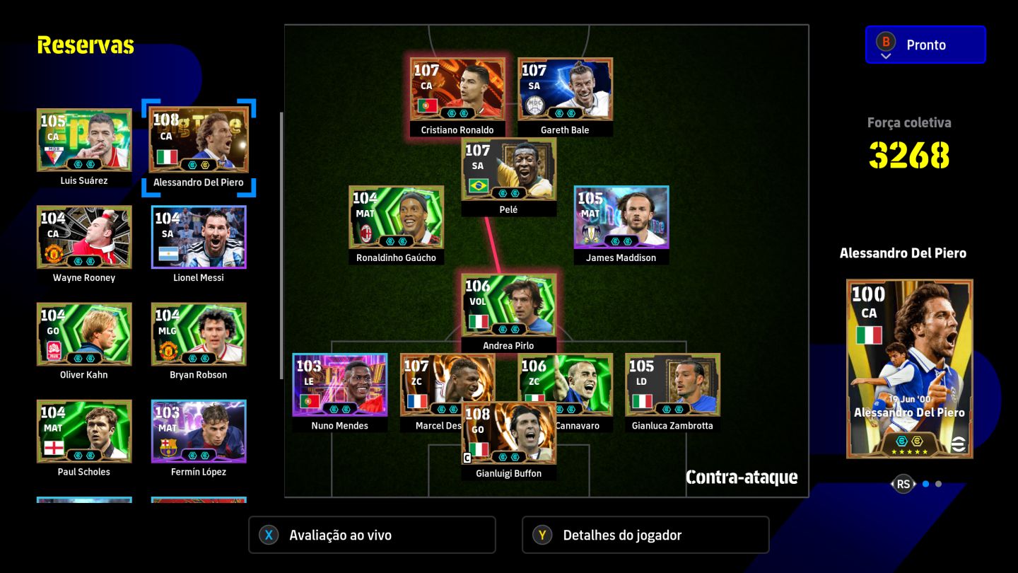 Canta de Efootball completa Steam