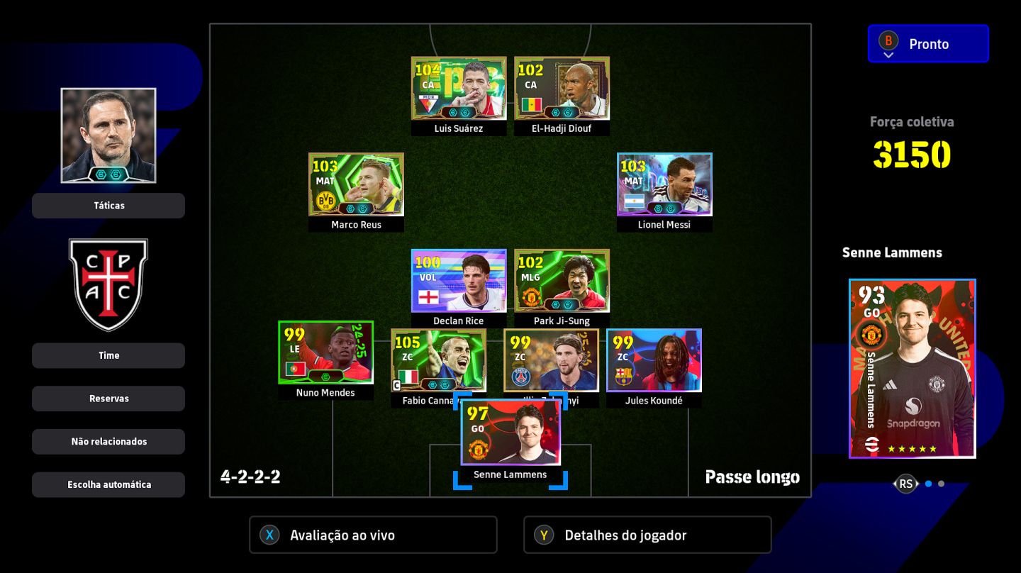 Contas de efootball steam/pc e mobile full acesso