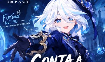 Conta genshin impact + Furina, Raiden e NIlou