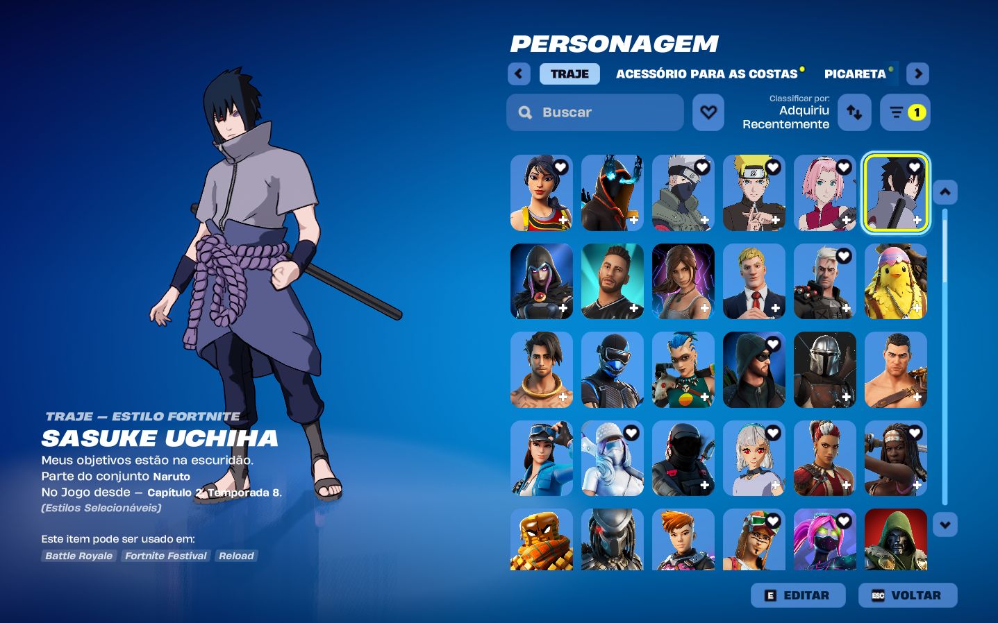 Conta fornite OG 100 seguro pois a conta é minha.