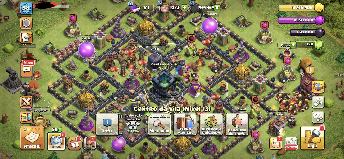 Conta de Brawl Stars, Clash Royale, Clash of Clans, 2018 | PROMOÇÃO | Conta Rara