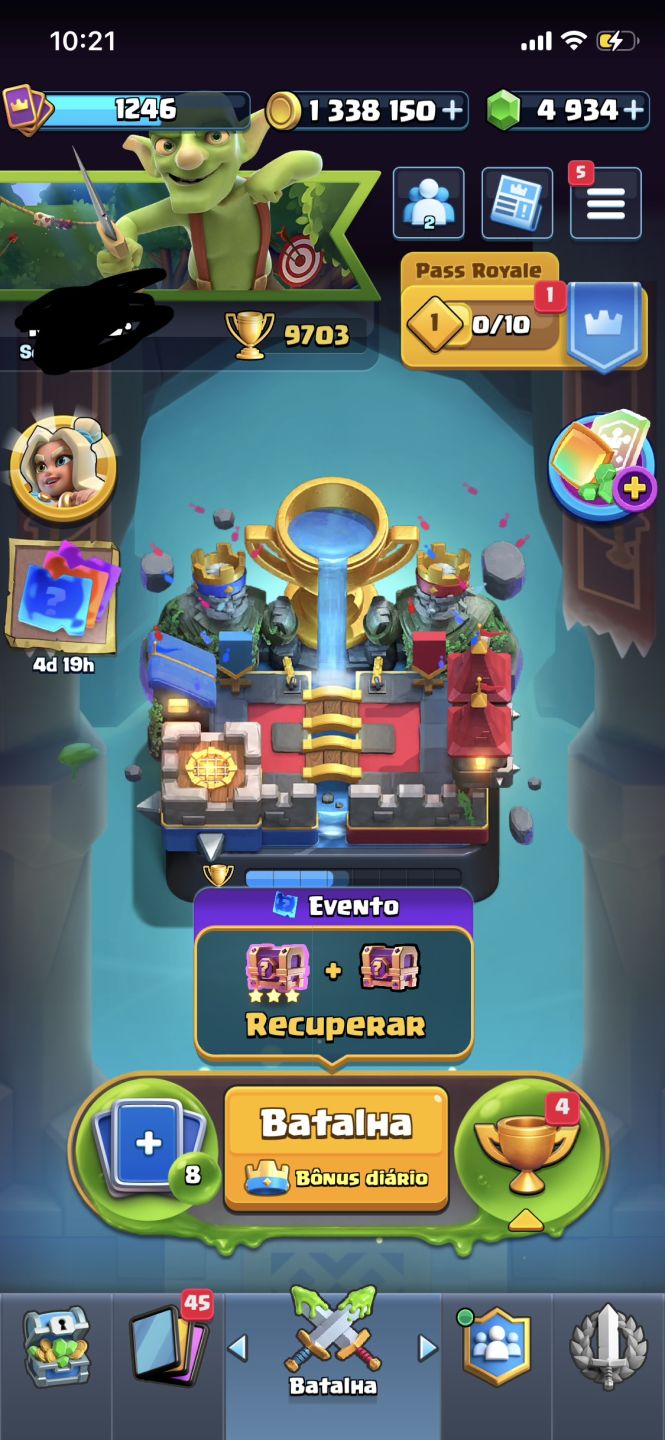 Conta Clash royale top barata