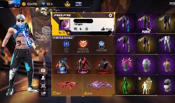Conta free fire gemada level 74 com angelical barbinha bandeirao ump e xm8 att