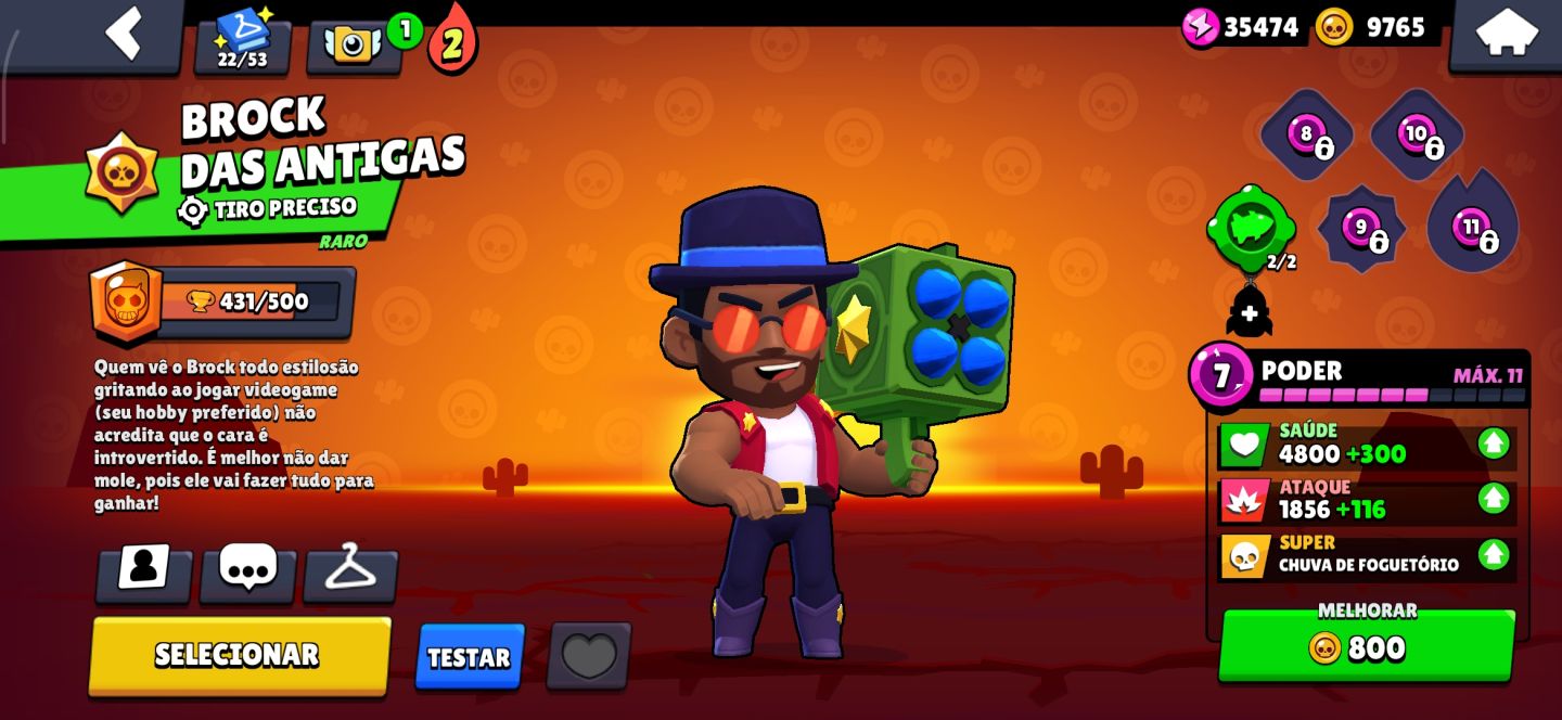 Conta rara brawl Stars