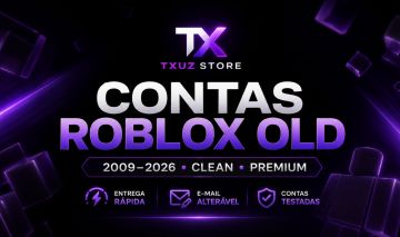 CONTAS ROBLOX OLD 2009-2026 | CLEAN | PREMIUM | ENTREGA RÁPIDA